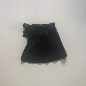 Capezio Black Ballet Wrap Skirt